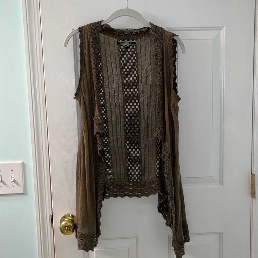 Army green top by Love Stitch. Sized medium!